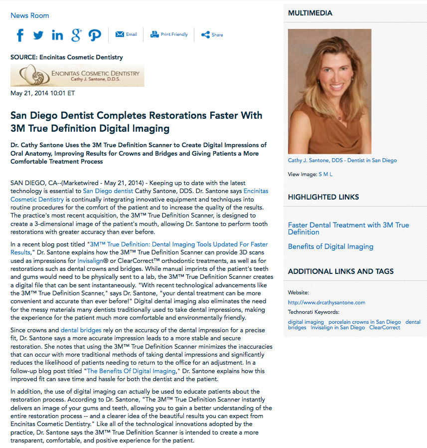 San Diego Dentist Completes Restorations Faster With 3M True Definition